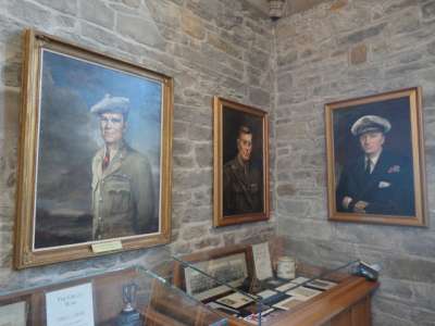 Portraits of some illustrious graduates of this university are on display: Lt.-Col. John McCrae, who wrote In Flanders Fields; Major Thain MacDowell, VC, DSO, who earned the Victoria Cross in the battle of Vimy Ridge;