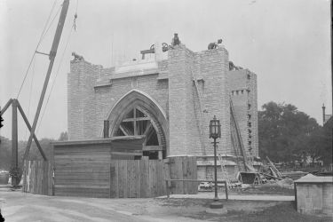 The Soldiers' Tower under construction 1923